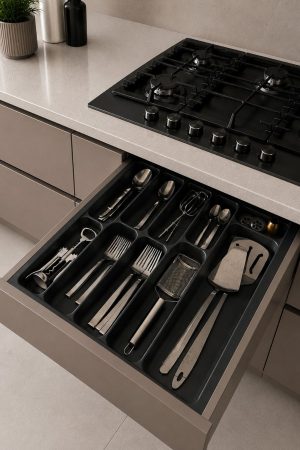 NETAKS Çekmece içi Kaşıklık 45X45 Kumlu Yüzey