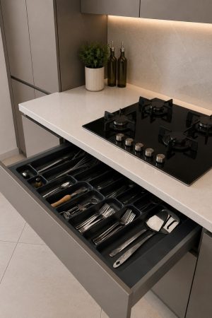 NETAKS Çekmece içi Kaşıklık 80X49 Kumlu Yüzey