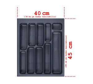 NETAKS Çekmece içi Kaşıklık 40x45 Kumlu Yüzey