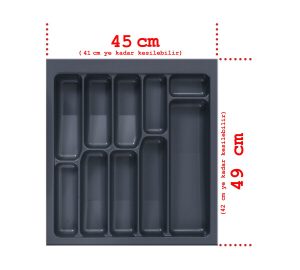 NETAKS Çekmece içi Kaşıklık 45X49 Kumlu Yüzey