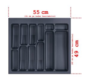 NETAKS Çekmece içi Kaşıklık 55X49 Kumlu Yüzey