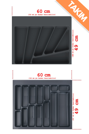 NETAKS Kaşıklık+Kepçelik Takım 60x49 Kumlu Yüzey