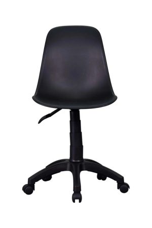 Estelia Abant Siyah Ayaklı Siyah Çalışma Sandalyesi